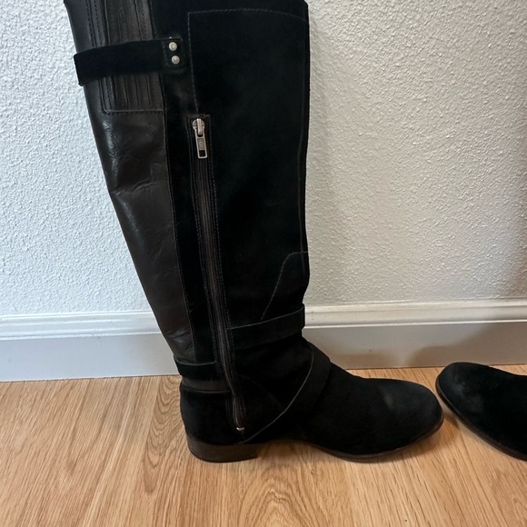 Ugg Leather Women's Black Knee-High Boots - Picture 5 of 15